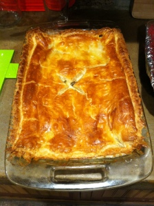 And J's homemade chicken pot pie was amazing!